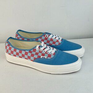 Men's 11 - VANS Lx Authentic 44 Checkboard Heritage Blue Skate Shoes